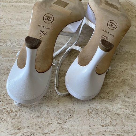 Chanel White Women's Shoes - Picture 8 of 8